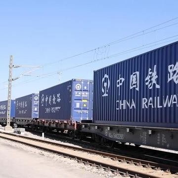 Pengiriman Kereta Jalur Kereta Api Dari China Ke Eropa Rute Ekspres FCL Atau LCL International Rail Freight
